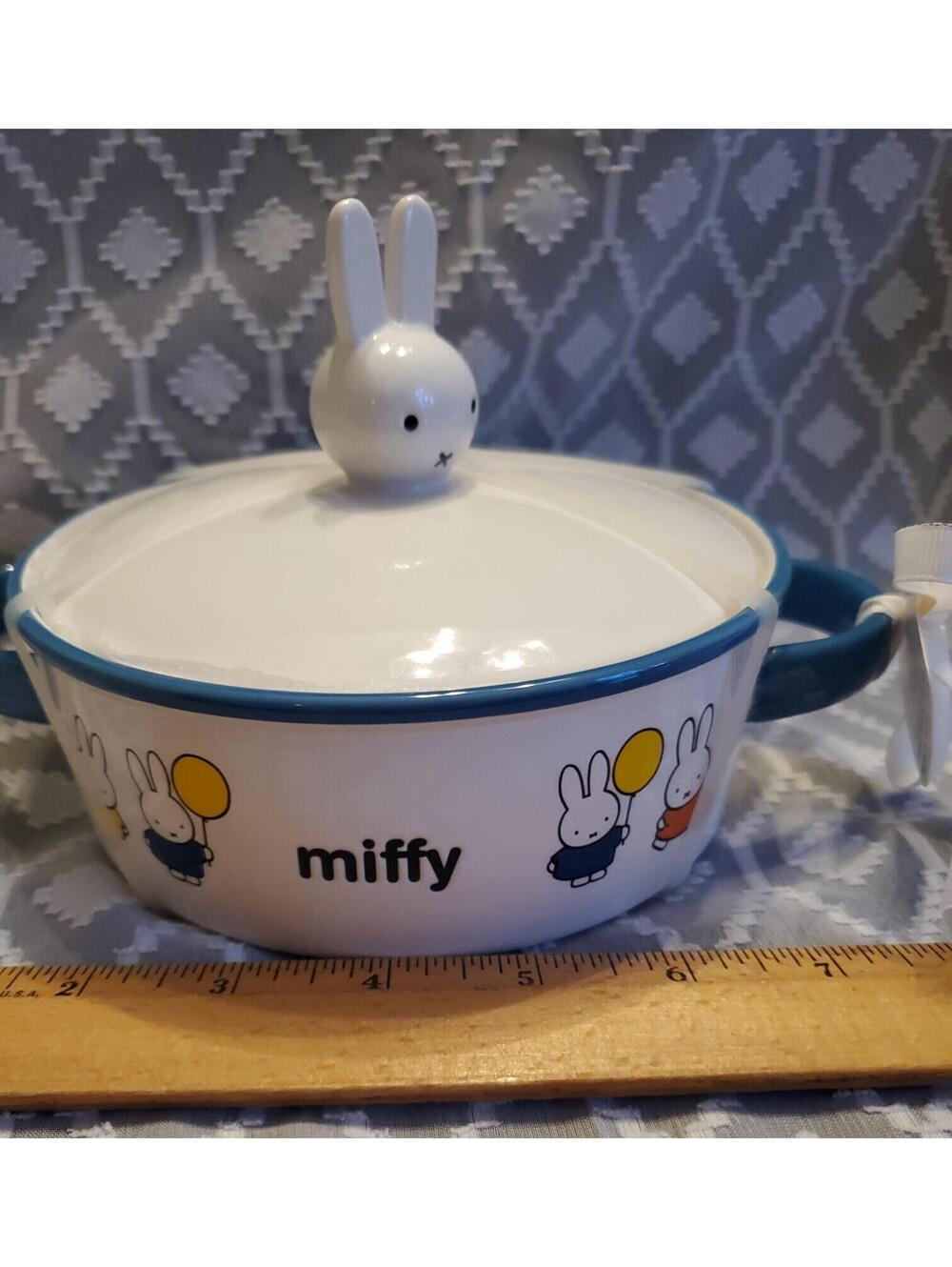 Miffy Round Covered Dish